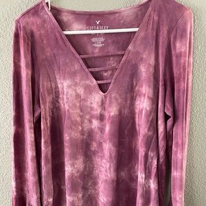 American Eagle Outfitters Soft & Sexy Tye-Dye Shirt - Size Large